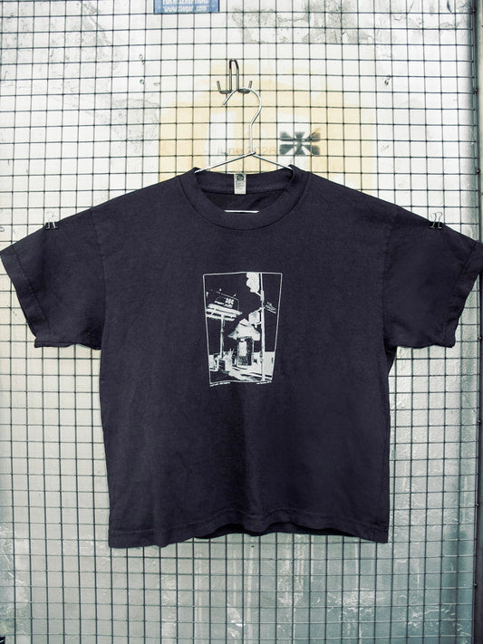 station cropped wide tee