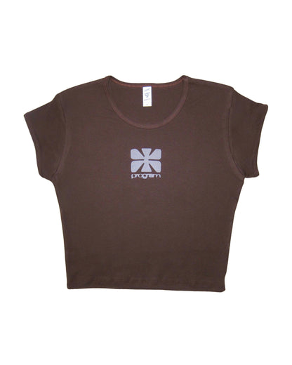 core cropped baby tee