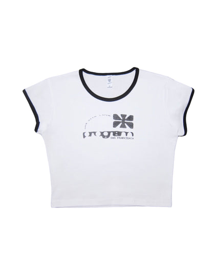 made in san francisco cropped baby tee