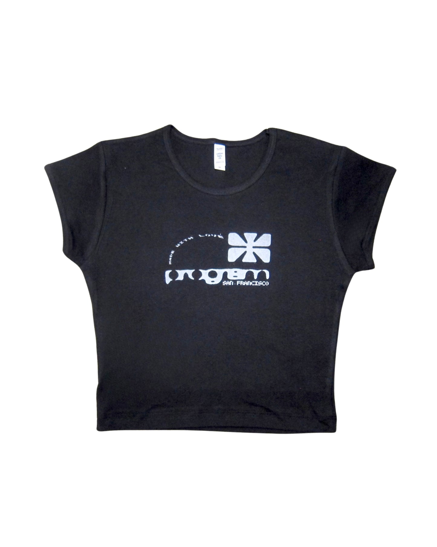 made in san francisco cropped baby tee