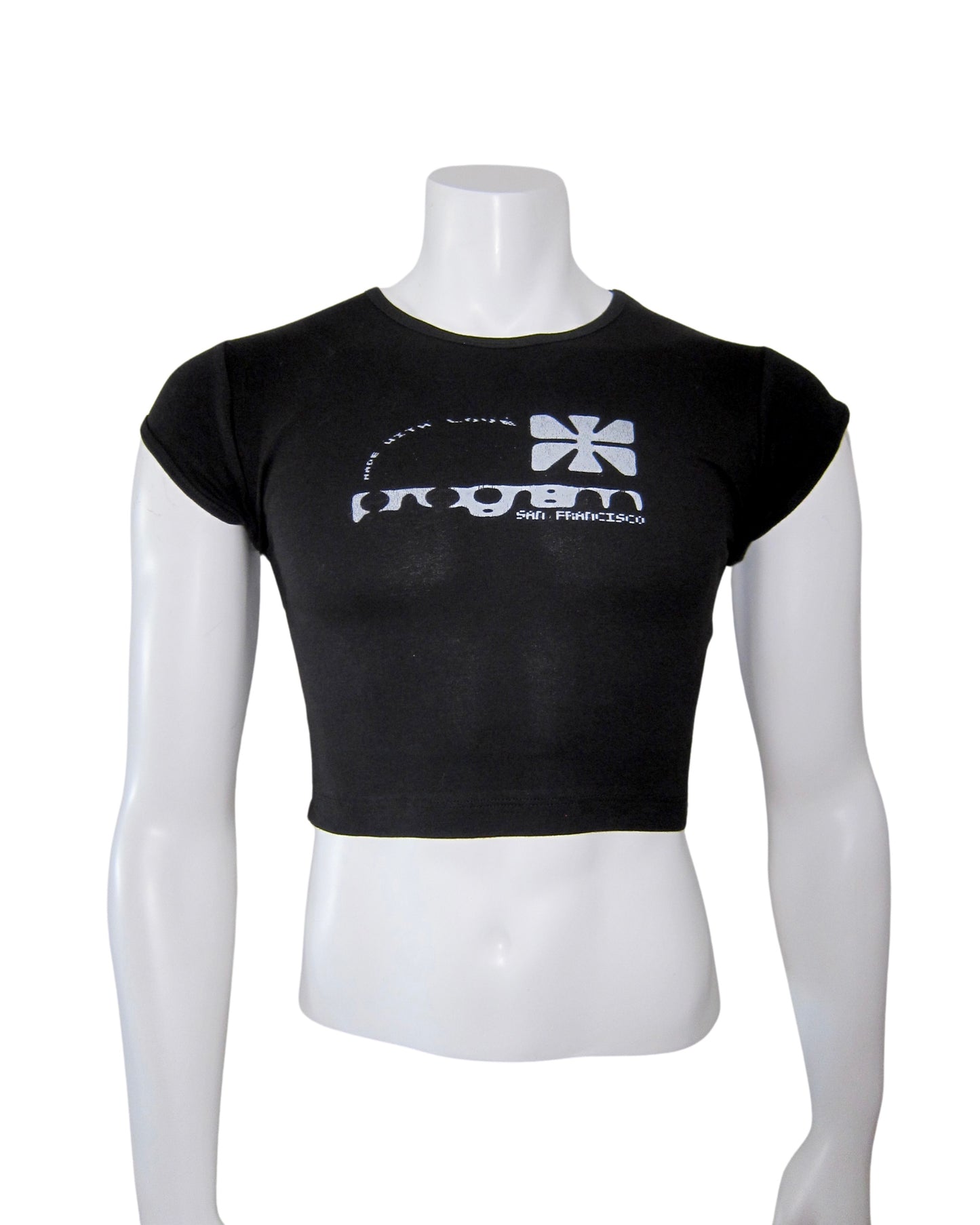 made in san francisco cropped baby tee